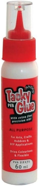 Anita's Tacky PVA Glue 60ml All-Purpose Craft Adhesive for Paper Wood Card