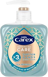 Carex Advanced Sea Minerals Antibacterial Hand Wash 6 x 250ml 3x Moisturisers view 2