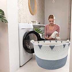 TerriTrophy XXXXLarge Cotton Rope Blanket Basket