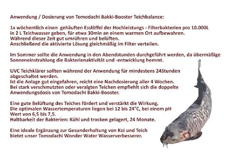 Bakki Booster Teichbalance 300g Hochleistungsfilterbakterien Fur Den Koiteich Tomodachi Filterbakterien Filterstarterbakterien Fur Den Teichfilter Sidra Hospital