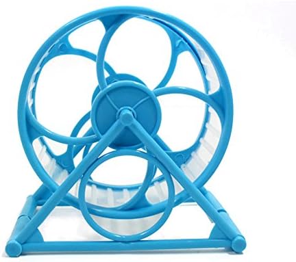 Pethouzz Hamster Exericise Wheel Silent Comfort Gym - 4.9'' Spinning Bearings Training with a holder