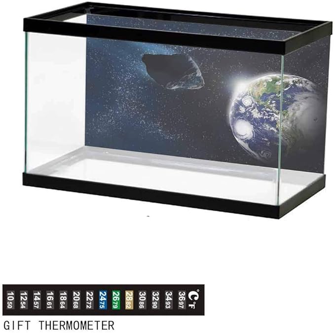 Amazon.com : wwwhsl Aquarium Background, Static Cling, Attack of The