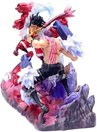Yuxia One Piece Gk Gear Fourth Monkey D Luffy Vs Charlotte Katakuri Statue Action Figure Home Kitchen Amazon Com