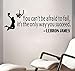 Sunbona Creative DIY Athletic Sport Basketball Fan Quotes Dunk Wall Stickers Sports Wall Decals Decor Wall Stickers for Kids/Baby/Boys/Men Room Bedroom Livingroom Classroom Wall Decorations (Black)