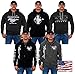 Men's Ford Mustang Pullover Hoodie Honeycomb Grill Charcoal Gray Sweatshirt (2X, GRI4-charcoal Gray)