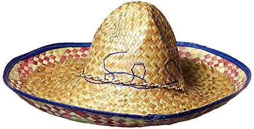 Fun Express (Adult) Embroidered Woven Straw Sombreros (Pack of 12) Cinco De Mayo Party Supplies - //medicalbooks.filipinodoctors.org