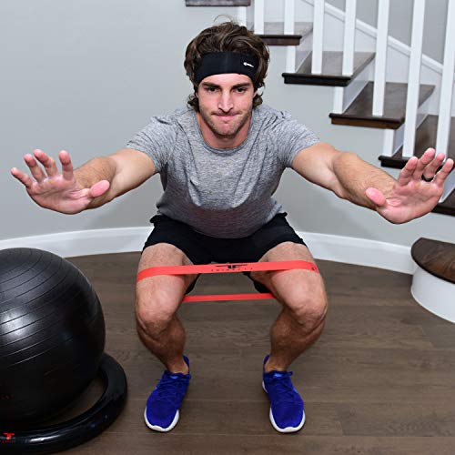 ThinkFit Core System Yoga Exercise Ball Resistance Band Core Sliders Resistance Loop Bands Poster and Pump Think Fit - Live Fit!