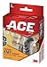 ACE Brand Compression Knee Support, Provides Support To Weak, Sore Muscles, Flexible, Comfortable, Joint Protection, ACL, Small/Medium, White/Gray, 1/Pack