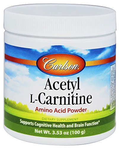 Carlson Labs - Acetyl-L-Carnitine Amino Acid Powder 1200 mg. - 100 Grams