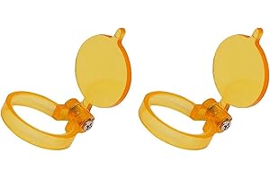 MARALANG 2PCS Yellow Filter for LED Light Lamp Dental Loupes Useful Lab Illumination Optical Binocular Magnifier Accessories, 750129404