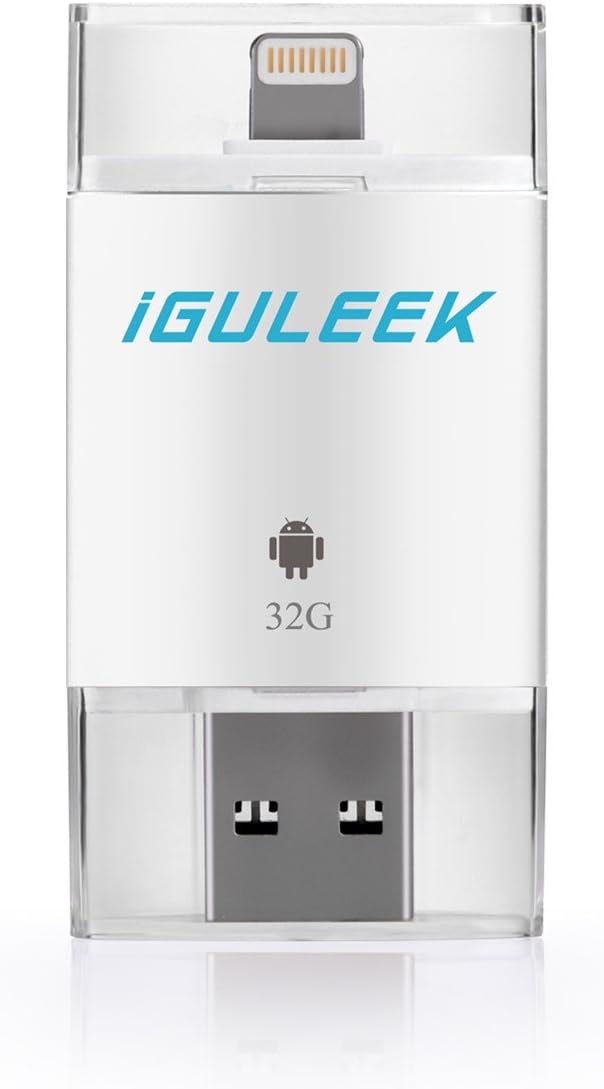32GB USB Flash,iDrive USB Flash Drive HD Flash Drive Memory Stick for iPhone 5/5C/5S/6/6Plus and Android Adding Extra Storage to Save More Image & Video 32GB