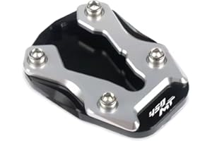 TT719 Enlarged Kickstand Pad Pedal Sidestand Pad Compatible with CFMOTO Ibex 450 2025,Aluminum,CNC-machined,Anodized,Silver,C