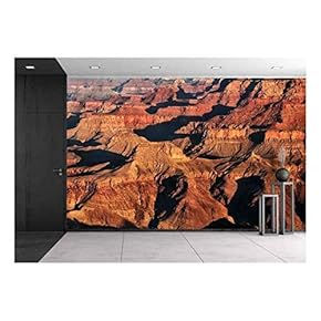 Grand Canyon Sunrise - Removable Wall Mural | Self-Adhesive Large Wallpaper - 66x96 inches