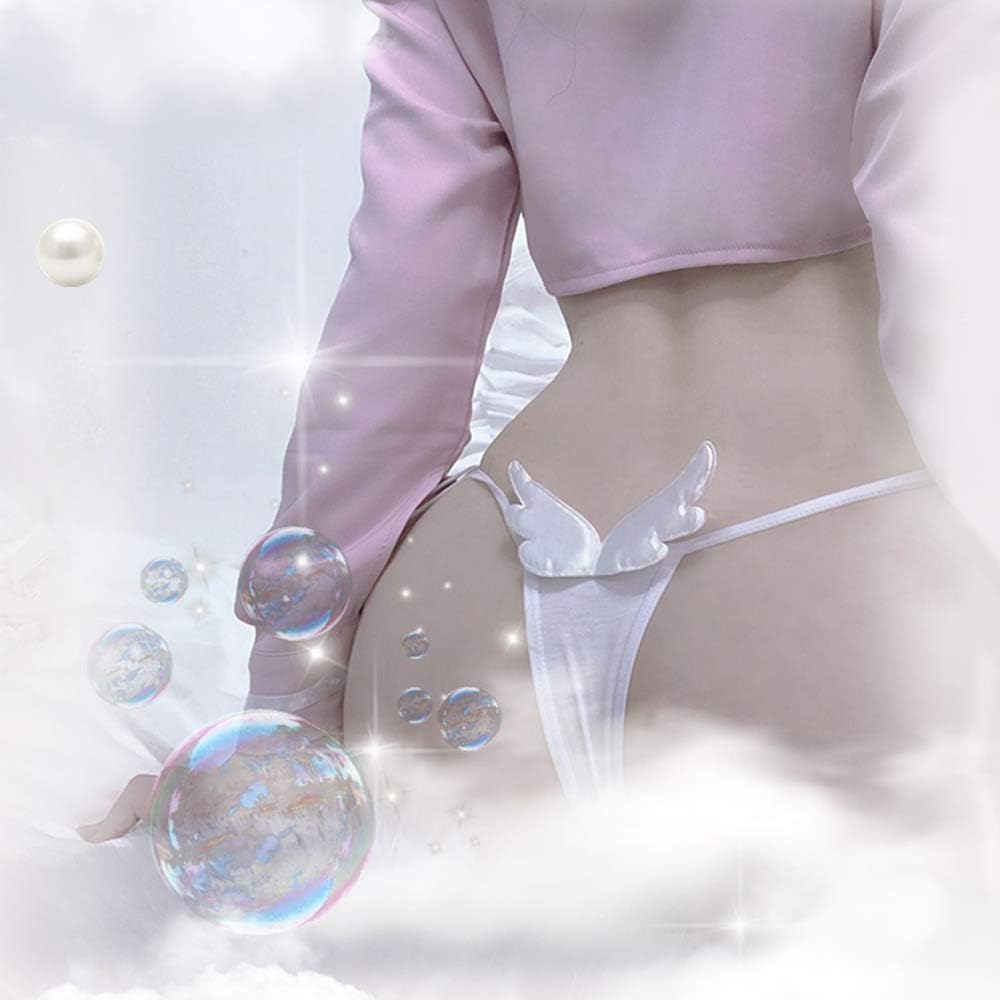 TOMORI Womens Anime Cosplay Panties Cute G-String Thongs for Bikini Lingerie Angel Devil Wings Underwear: Clothing