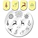 Born Pretty Nail Art Stamp Template Image Plate Xmas Deer Fireworks BP82