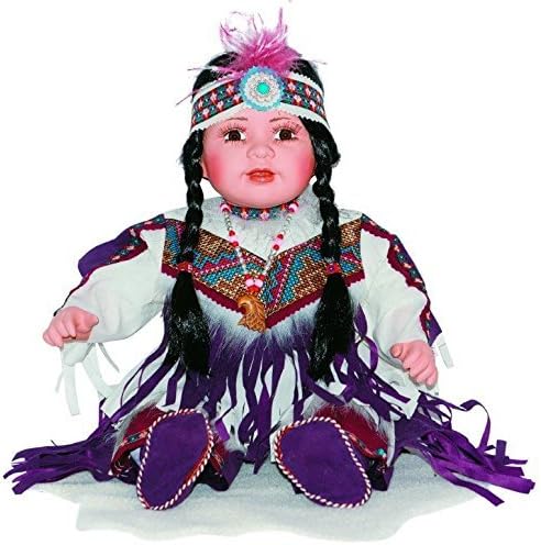 Golden Keepsakes Collectible Heirloom Native American 24" Porcelain Doll Naira