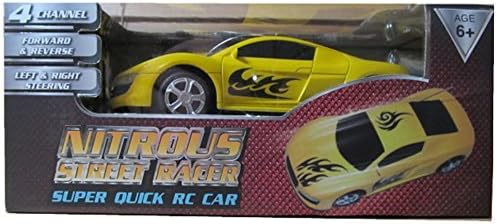 Yellow Nitrous Street Racer Super Quick RC Car