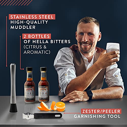 Old Fashioned Cocktail Bartender Kit Mixology Bartender Kit Old
