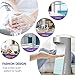GLAMFIELDS Soap Dispenser Upgraded 13.5oz/400ml Touchless Automatic Soap Dispenser Hands-Free Liquid Dish Soap Dispenser, IPX4 Waterproof for Kitchen Bathroom (Silver)