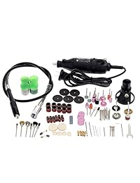 KKmoon Multifunción Drill Grinder herramienta eléctrica de molienda conjunto con 171pcs accesorios para fresado Pulido Grabado Kit de corte de perforación