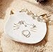 PUDDING CABIN Mini Kitty Cat Ring Dish Jewelry Trinket Tray
