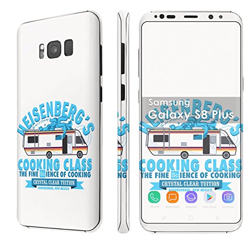 Galaxy S8Plus Decal Mania Skin Sticker [Matching Wallpaper] - [Heisenberg Cooking Class] for Samsung Galaxy S8+Plus [6.2 " Screen Size]