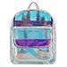 Candice Women Shiny Hologram Holographic Transparent Shoulder Bag Satchel Backpack