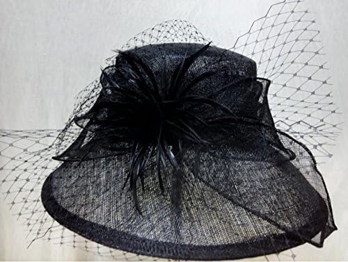 Linen Cap Fashion Female Models Natural Linen Made of Breathable Black Hat