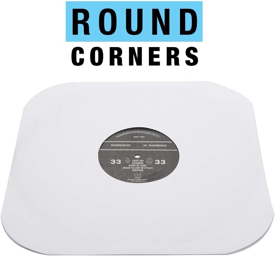 BIG FUDGE Vinyl Record Inner Sleeves, 12 inch x 100 Pcs, Heavyweight & Acid-Free Paper Album Covers - Image 5