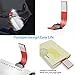 Clip Reading Light,AoLiPlus Tough Switch 4 Levels Brightness LED Book Light Multifunctional as Bookmark Desk & Bed Lamp for Reading with Soft Cover and Hard Cover Books,Magazines,eReaders,etc(Red)