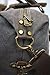Canvas Genuine Leather Trim Travel Tote Duffel Bag Weekender Overnight Bag