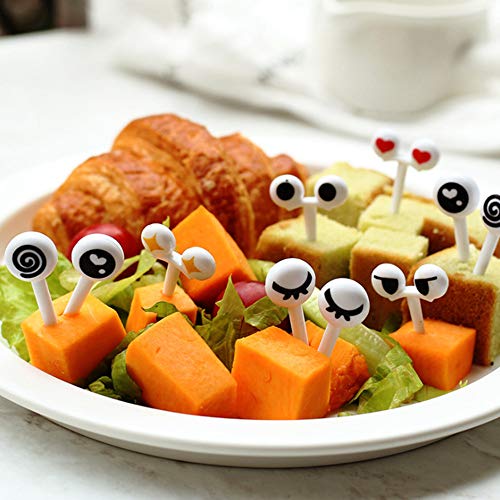 Animal Food Picks for Kids, Mini Bento Picks, Cute Cartoon Animal Fruit Food Toothpicks, Lunch Bento Box Picks Forks (66PCS)