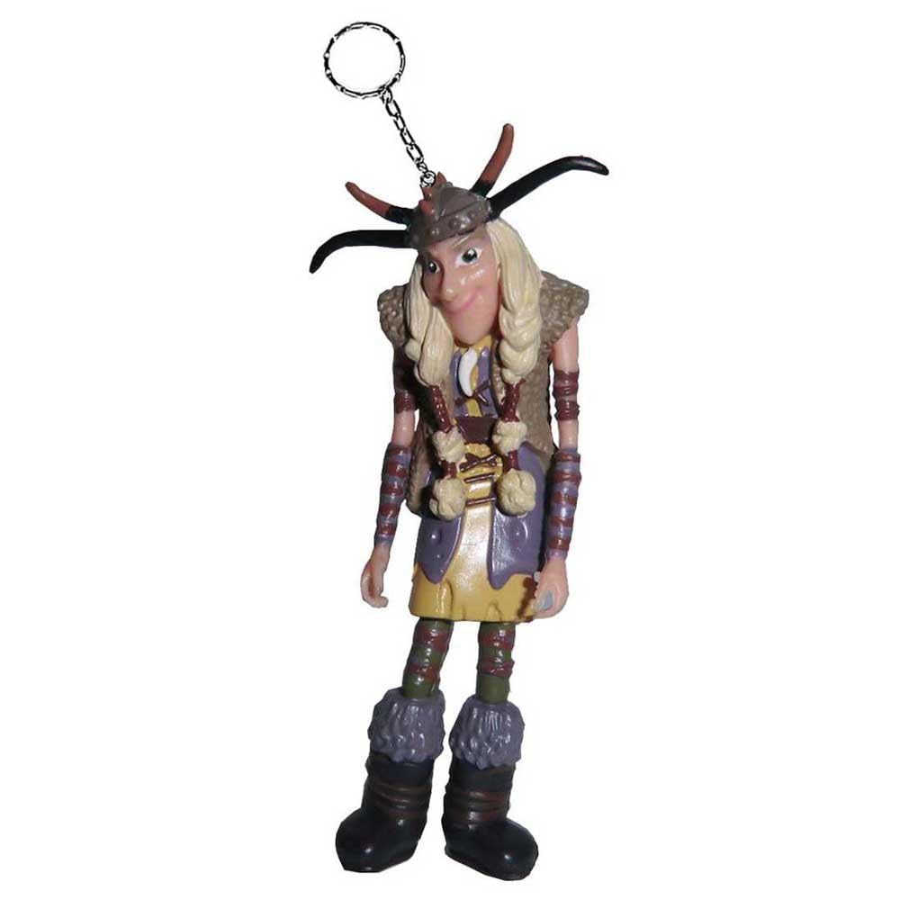 Ruffnut/Raffnuss Figure Train Dragon Berk Keyring, multicoloured
