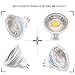 Energy-SL Waterproof Glass Cover MR16 LED 5W(50W Halogen Bulbs Equivalent Replacement) Recessed Downlight LED Light Bulbs 12V 4200K Daylight White CRI 80+ 450 Lumen LED Spotlight Pack of 10