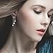 Merdia 925 Sterling Silver Long Dangle Pearls Earring for Women