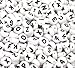 Souarts 1200pcs Acrylic Letter Beads Craft Beads for Bracelets 6x6mm Plastic Beads Letter Cube/Round Shape Loose Beads (White)