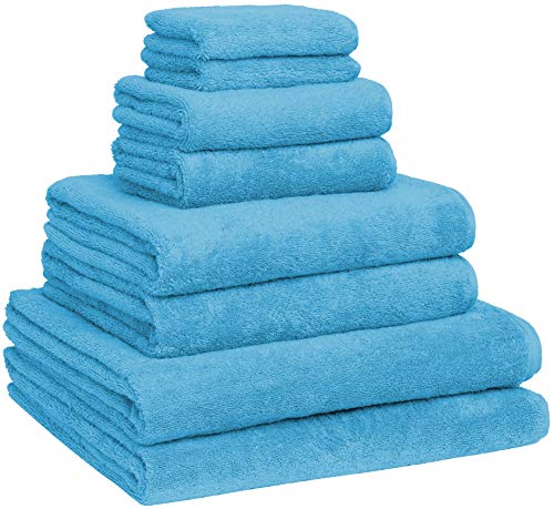 Luxury Extra Large 8-Piece Turkish Towel Set with 4