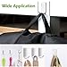 8 Pcs Adhesive Hooks, OUTOWIN Stainless Steel Wall Hooks Waterproof Hanger for Robe, Coat, Towel, Keys, Bags, Home, Kitchen, Bathroom