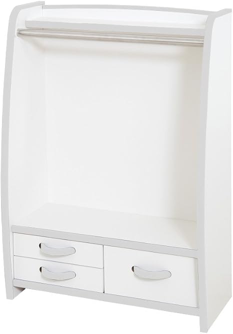 Amazon Jajan キッズ ハンガーラック レギュラー 幅63cm ホワイト 完成品 知育家具evaキッズシリーズ Hrj 63hw S ハンガーラック オンライン通販