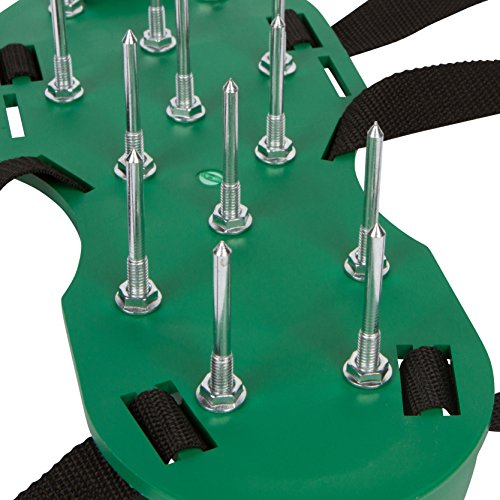 3 Buckle Lawn Aerator Shoes with Adjustable Straps by Trademark Innovations