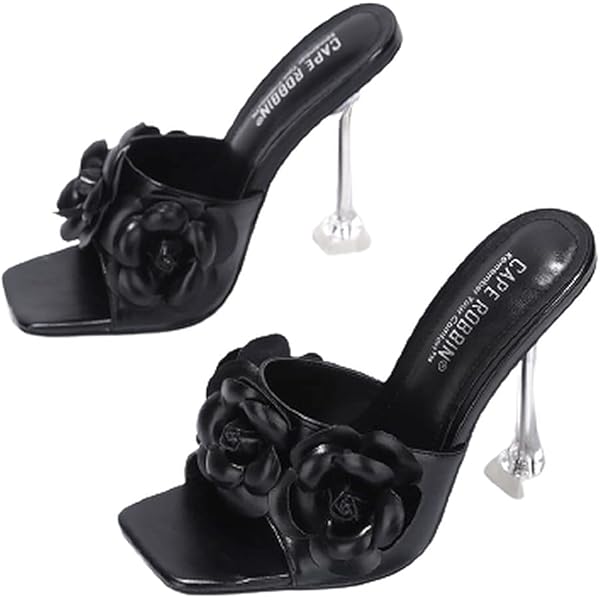 Steve Madden Women's Tielo Heeled Sandal 7.5 BLACK