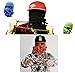 gloednApple Windproof Octopus Winter Warm Knitted Wool Ski Face Mask Knit Beard Squid Beanie Hat Cap (Red)