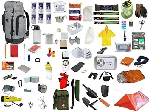 72 Hour Bug Out Backpack Bag Pack Survival Emergency Disaster Kit Zombie 3 Day Supply Kit