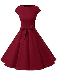 Dressystar Women's Vintage 1950s Retro Dress for