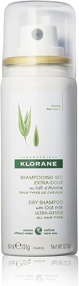 Klorane Dry Shampoo with Oat Milk Spray 50ml Frequent Use Cleans Hair Without view 1