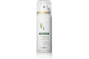 Klorane Dry Shampoo with Oat Milk, Ultra-Gentle, All Hair Types, No White Residue, Paraben & Sulfate-Free