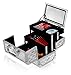 SHANY Mini Makeup Train Case With Mirror - Silver