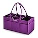 MARNUR Diaper Caddy Large Capacity Nursery Organizer with Removable Compartments for Baby Essentials, Wipes & Toys, Storage bin for Home, Portable Car Basket for Travel, Dirty Resistant - 16.5X8X8 In
