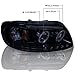 Spec-D Tuning 2LHP-F15097G-TM Black Projector Headlight (Halo Gloss Housing Smoke Lens)