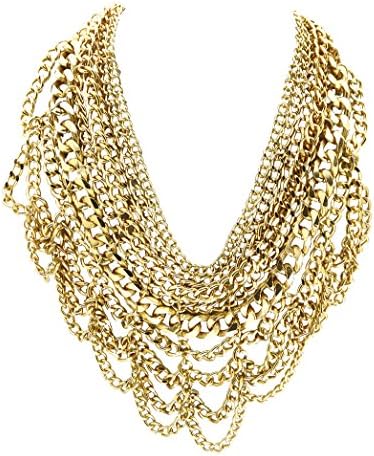 Over The Top Chunky Chain Fit for a Queen Cleopatra Egyptian Royal Statement Necklace